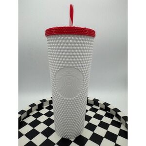 Indonesian Flag release White Studded Tumbler